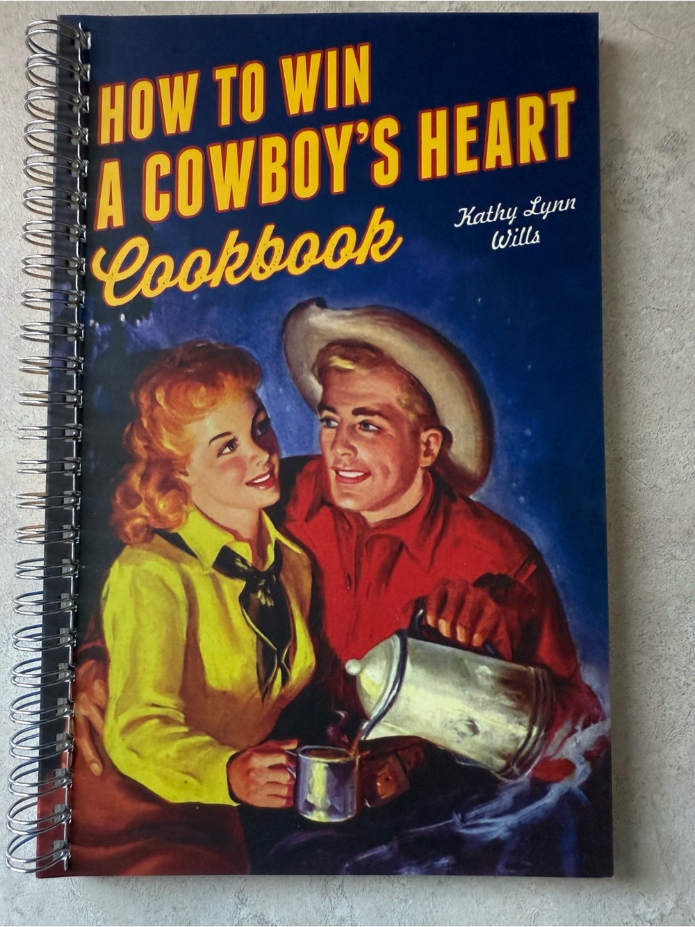 How to Win a Cowboy's Heart Cookbook - Yellow & Red Cover